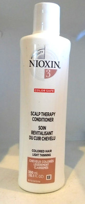 Nioxin System 3 Scalp Therapy Conditioner Thin Hair Color Safe 10.1 oz