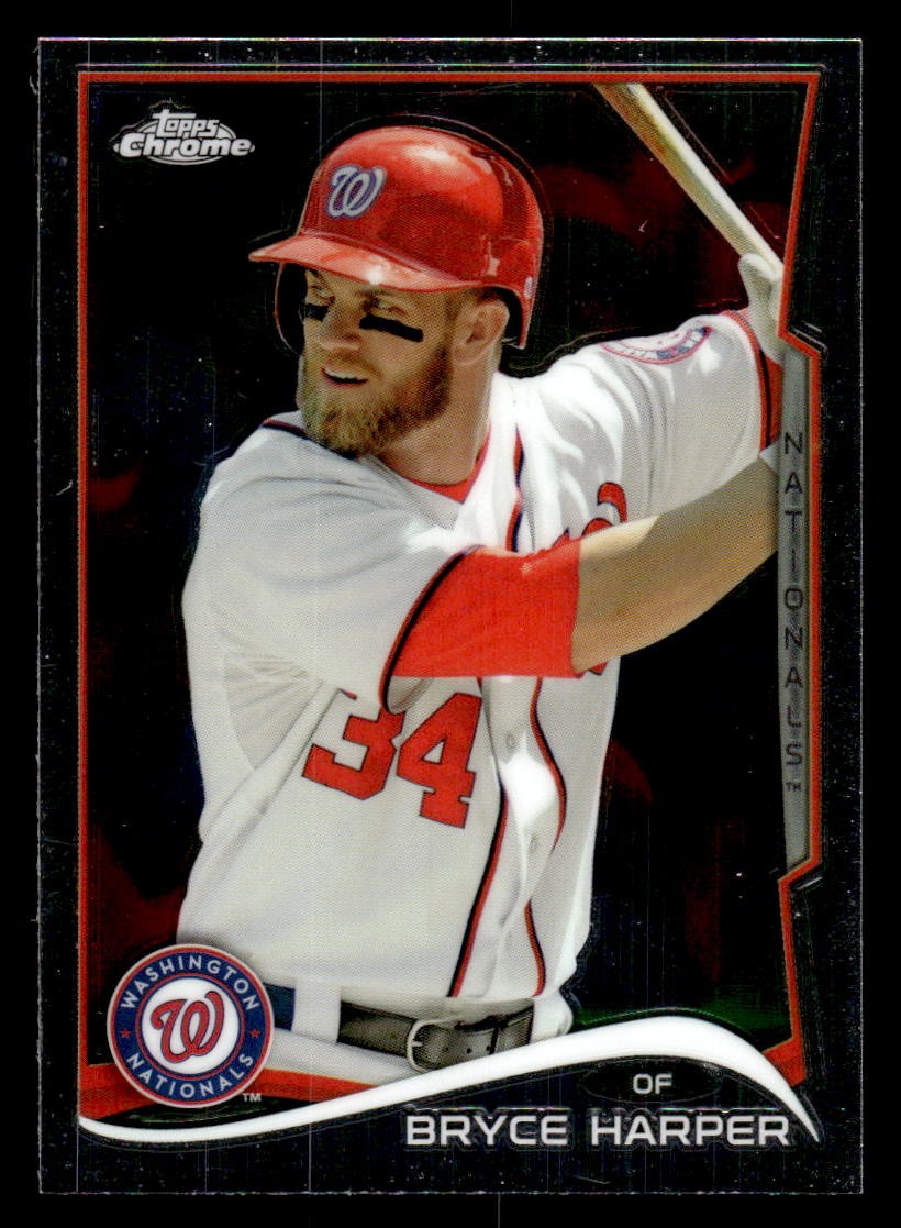 2014 TOPPS CHROME BRYCE HARPER 150 MINT BASEBALL WASHINGTON NATIONALS