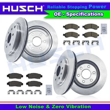 Full Brake Kit: Ceramic Pads & Coated Rotors for BUICK-CHEVROLET-GMC-SATURN