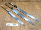 Japanese Chef's Kitchen Knife Set 3 Piece YANAGIBA from Japan TW981