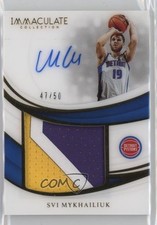 2018-19 Panini Immaculate Premium 47/50 Svi Mykhailiuk #PP-SVI Patch Auto 0rd2