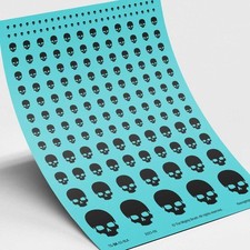 Skulls Waterslide Transfers Decals