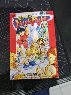 Mighty Final Fight CIB Famicom Nes + A-Gade New Box And Instructions