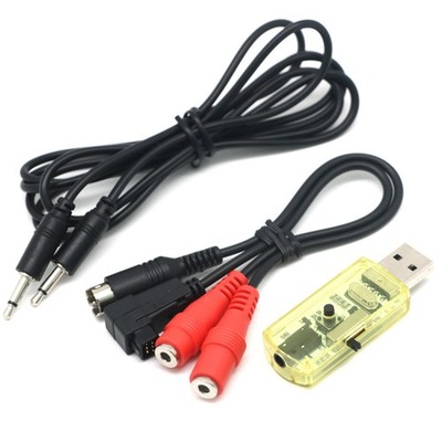 30 In 1 Simulator RC USB Cable For G7 Phoenix Aerofly LIFTOFF Helicopter Spares