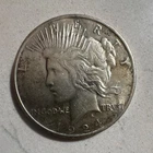 1924 Peace Dollar $1 Silver Coin Circulated