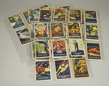1953 F280-3 RALSTON PURINA SPACE PATROL CEREAL PREMIUM CARD COMPLETE SET 40 NICE