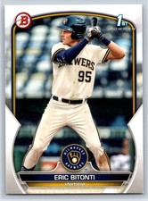2023 Bowman Draft Eric Bitonti 1st Bowman Rookie Milwaukee Brewers RC #BD-134