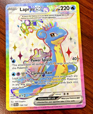 Pokemon - Lapras ex 158/142- Ultra Rare Stellar Crown on eBay