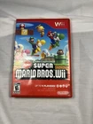 Super Mario Bros Wii Game Complete with Manual, Clean Tested