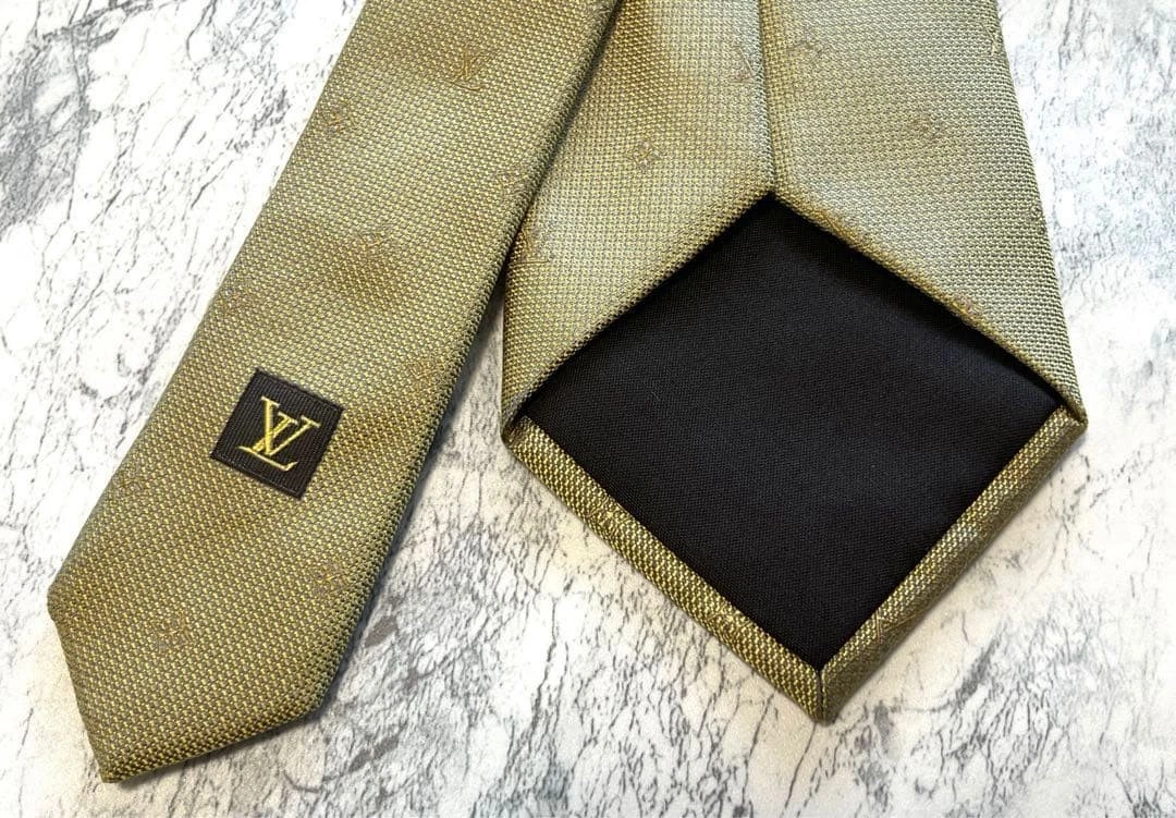 Louis Vuitton Gold Ties for Men for sale | eBay