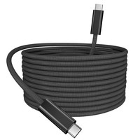 Usb C Auf Usb C Kabel 5M, 60W Pd Schnellladen, Typ C Zu Typ C Ladekabel