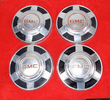 1973-1987 Gmc Truck Van 12 Dog Dish Wheel Hubcaps Gm Oem 4x2
