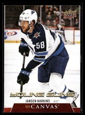 2020-21 Upper Deck UD Canvas Young Guns Jansen Harkins Winnipeg Jets #C216
