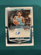 2024-25 Panini Donruss Optic Leaky Black Signature Series Auto