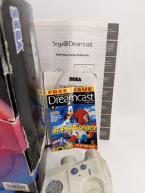 Sega Dreamcast Console Bundle Boxed - Tested Works - VMU, Light Gun, 2 Ctrls