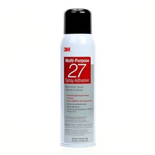 Multi-Purpose 27 Spray Adhesive 20 Fl Oz Can Net Weight 13.05 Oz Lot of 12