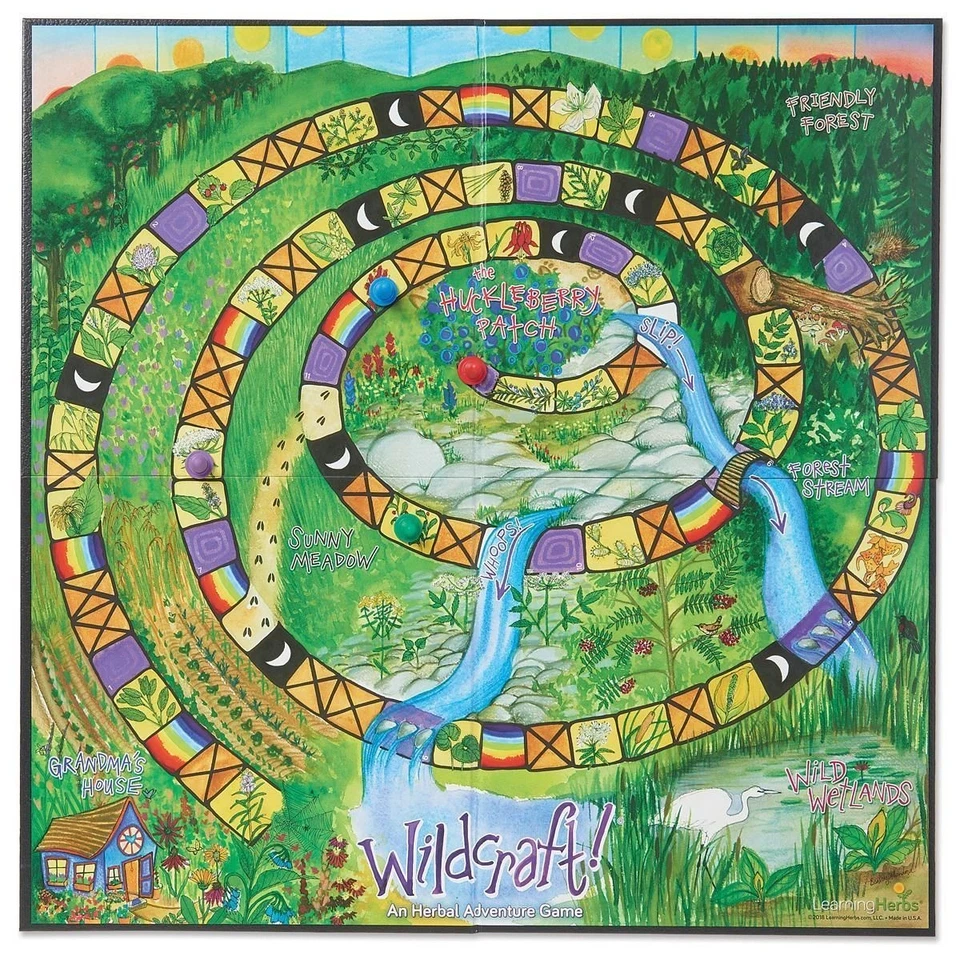 Wildcraft! Herbal Adventure Cooperative Board Game Learn family Game Plant Guide - Image 2 of 4