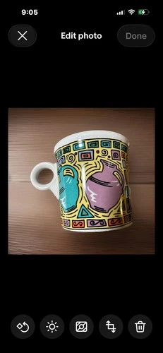 FIESTA WARE 1 Retired USA Dancing Carafes Coffee/Tea Mug Homer Laughlin