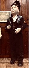 1920s BOY Shop Display Mannequin in WW1/WW2 German Navy Uniform
