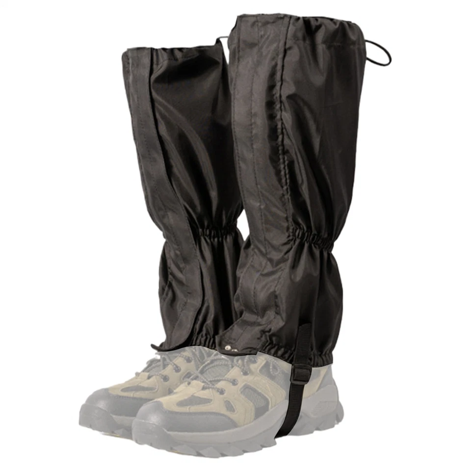 1 par de polainas de senderismo impermeables para piernas niños adolescentes hombres mujeres botas polainas Foto 3 de 4