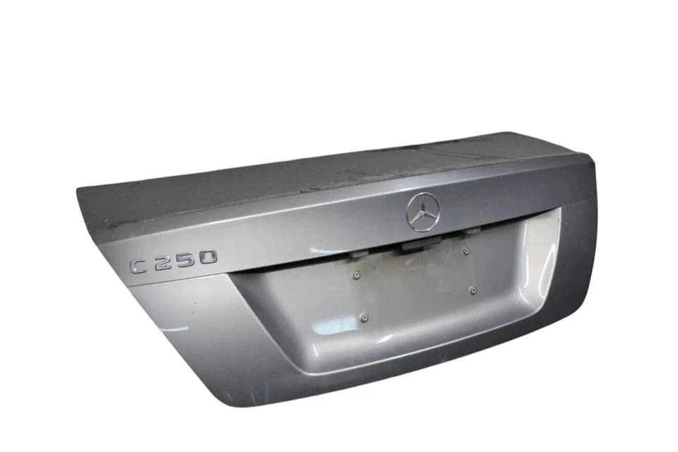 12-14 Mercedes W204 C250 C350 Coupe Trunk Lid Shell Panel Assembly Silver OEM - Image 4 of 4