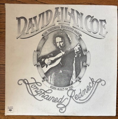 David Allen Coe Rides Again As The Longhaired Redneck LP Columbia 33916