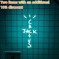 Cactus Jack Travis Scott LED Neon Sign Room Wall Art Decor(3COLORS)