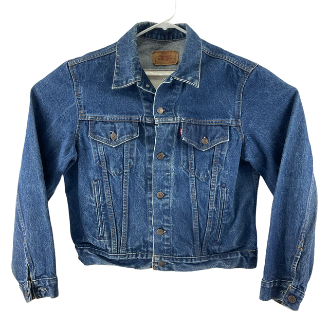 Vintage Levi's Blue Denim Sz 48 XL Trucker Jacket Red Tag 70506 0217 for sale online | eBay