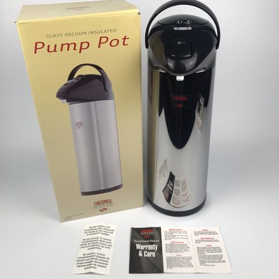 Thermos For Hot Drinks Thermos Qt L Pump Pot Vacuum