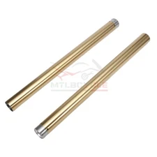 Front Fork Leg Inner Pipes For Harley Dyna Street Bob FXDB 2013-2014 Gold Pair