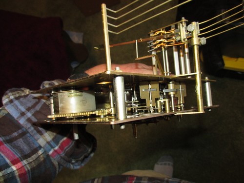 HOWARD MILLER Clock MovemenT 461-850 BS, 94cm FOR PARTS/REPAIR, L58 - Picture 4 of 4