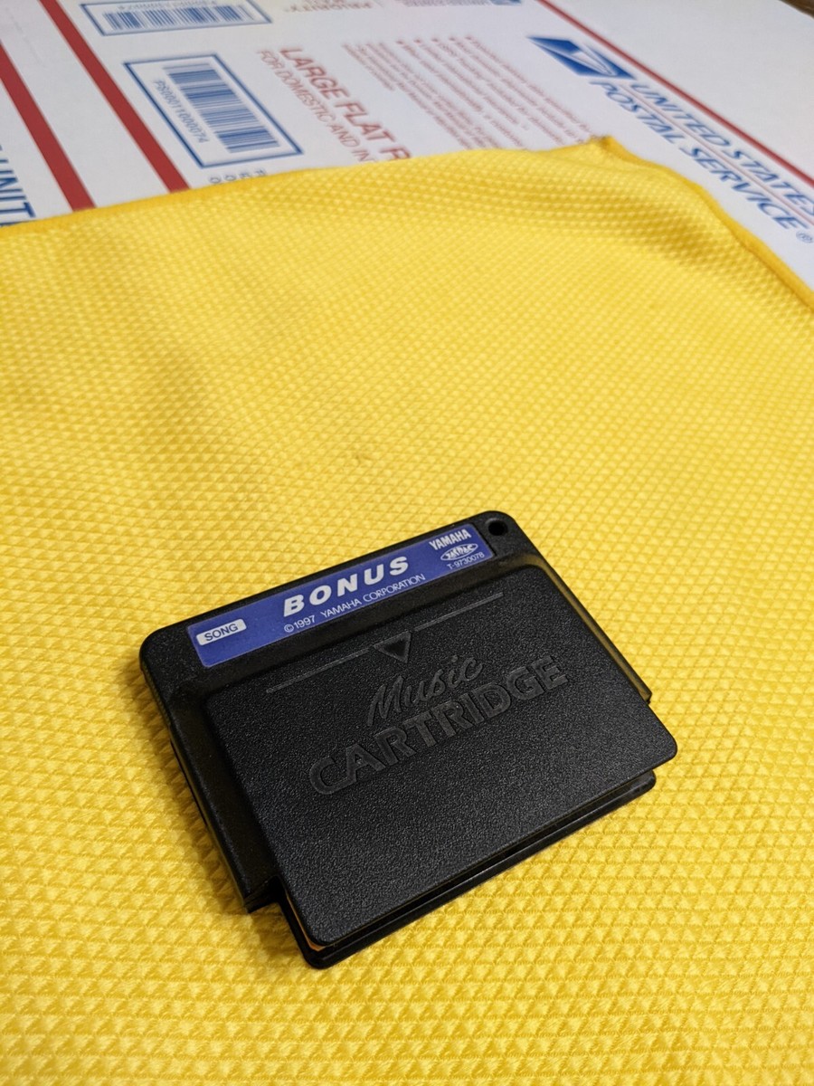 1997 Yamaha Bonus Music Cartridge Song Keyboard Electric Piano T