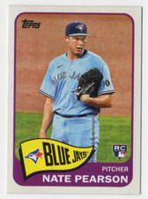 2021 Topps Series 2 Nate Pearson RC #T65-48 Redux 1965 Toronto Blue Jays
