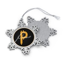 Pewter Snowflake Ornament