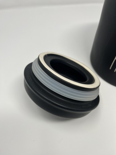 Rae Dunn Happy Halloween Matte Black Chubby Cookie Jar Canister HTF kitchen item - Picture 7 of 9