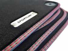 Sportline Fußmatten für AUDI A1 GBA Sportback ab Bj.2018 Velours Metal Logo