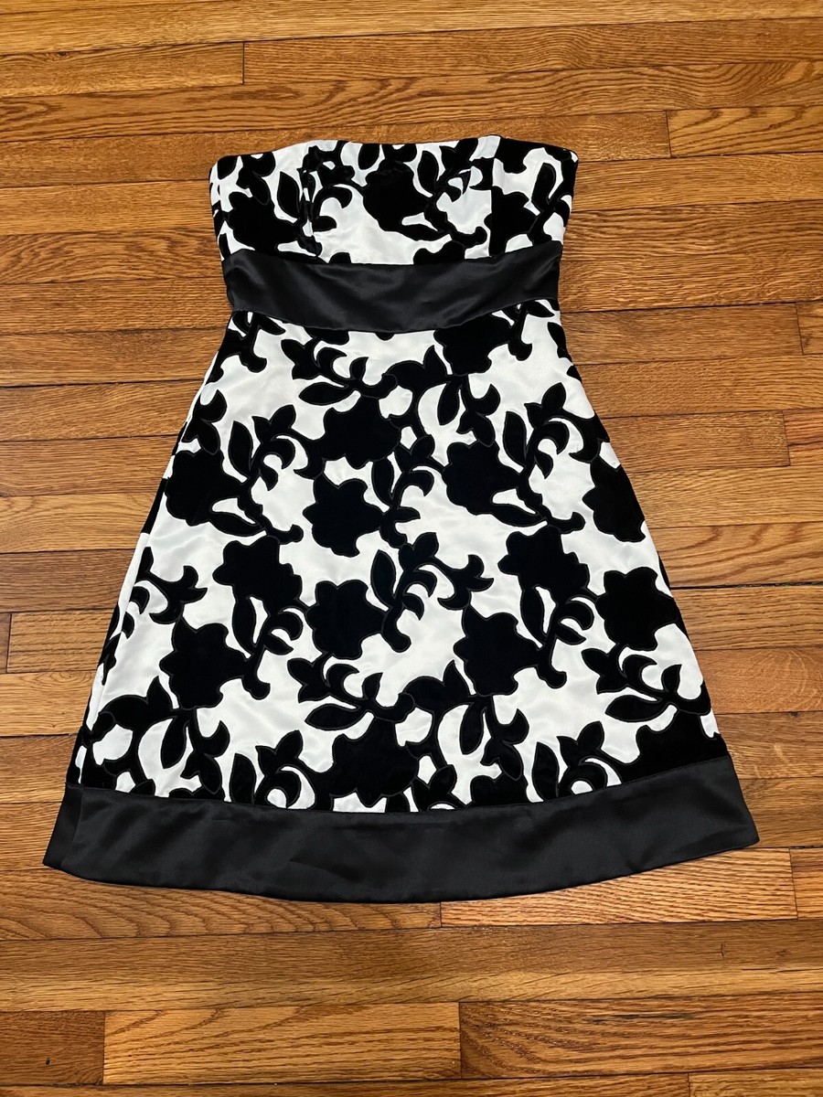 white house black market strapless dress Black Poly blend Knit Beaded  Clotheshorse Consignment Boutique Strapless Petite Dresses White House