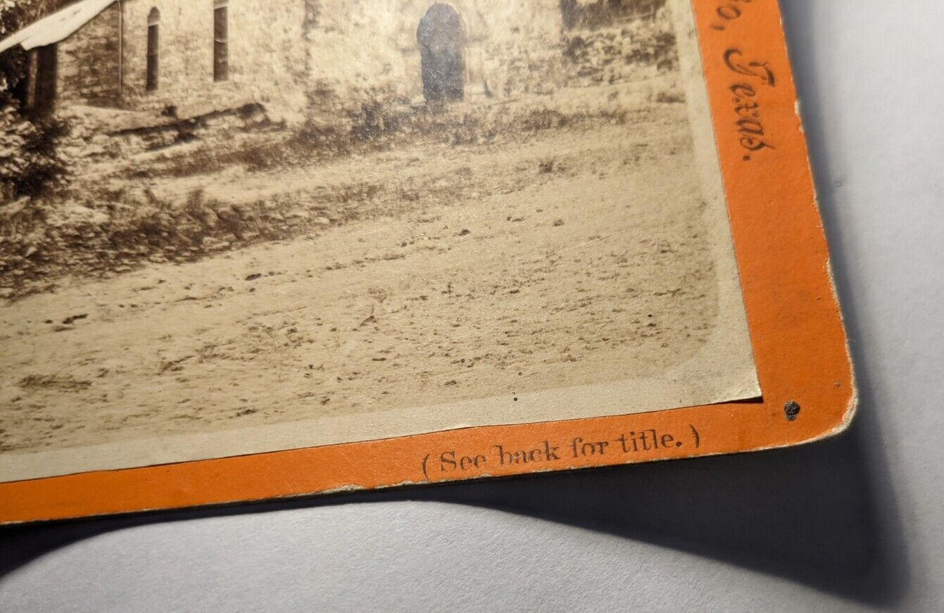 San Antonio Texas F. Hardesty Stereoview Photo Mission San Espeda eBay