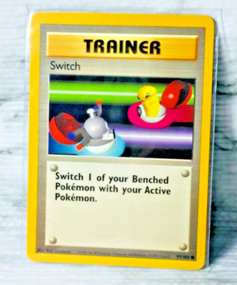 1999 Base Set Switch 95/102 Pokemon TCG Wizards of the Coast B