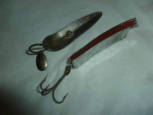 2 Usable Vintage Metal Fishing Lures Lot 4-204 - Picture 8 of 12