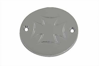 Harley Davidson by V-Twin Chrome 2-Hole Maltese Ignition System Cover