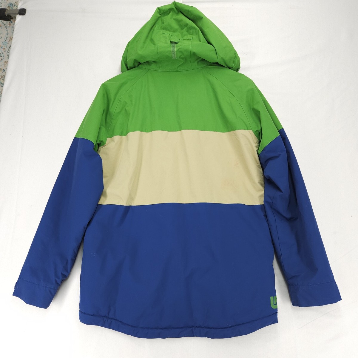 Burton Dry Ride Dhaka Jacket Boys L 14/16 Color Blocking Snow