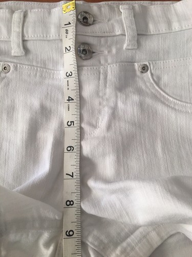 JUSTICE Shorts Girls 14R PREMIUM White Denim SHORTS - Picture 10 of 12