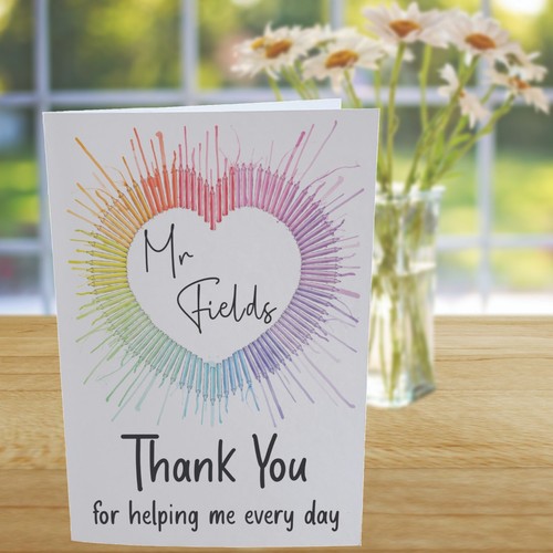 Thank You Teacher Card, End of Term/Year Card Head Teacher, Teaching Assistant - Picture 4 of 7