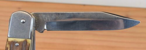 VTG BRIGANT 4 BLADE STAG LOCK BACK POCKET KNIFE / MULTI-TOOL - Picture 8 of 19