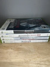 Xbox 360 Assassin Creed Bundle Brotherhood, II, III And Revelations 4 Games