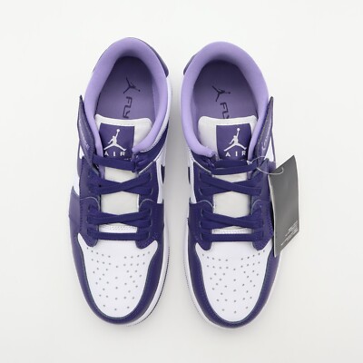 DM1206-515 Nike Air Jordan 1 Low FlyEase Sky J Purple White (Men's