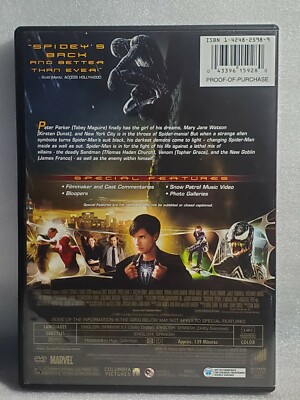 Spider-Man 3 (DVD, 2007) | eBay