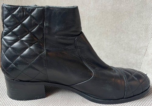 L.K. BENNETT Botines Cuero, Botines, Negro, 8 (39) - Imagen 4 de 14