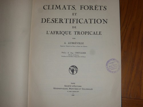 Zonas Broca Y Desertification De L África Tropical A Aubreville - Imagen 5 de 8